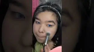 When I try Toodles Galoare Make Up Trend But I can't do my hair 😂💜 #makeup #toodles #fypシviral
