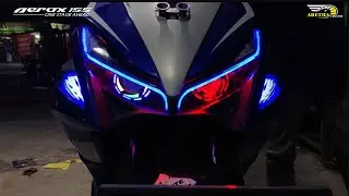 Yamaha Aerox Pro Proji Lights and Eyebrows