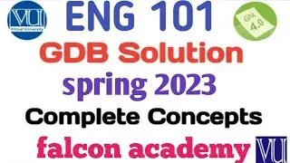 Eng 101 gdb solution 2023|Eng101 gdb solution 2023|Eng 101 gdb solution spring 2023|Eng101 gdb