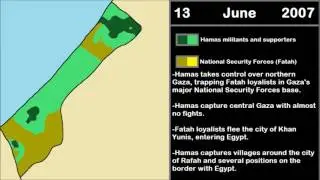 2007: Hamas-Fatah Conflict - Hamas' takeover of the Gaza Strip