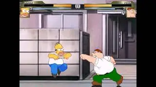 M U G E N  Homer Simpson vs Peter Griffin