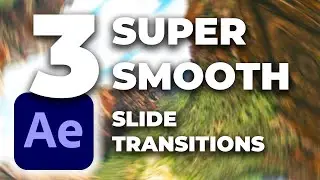 How to Make 3 Super Smooth Slide Transitions in Adobe After Effects Tutorial
