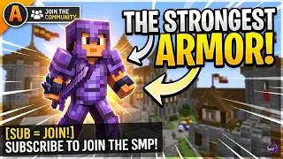 I Made the STRONGEST Armor in Castle SMP! 😱🔥