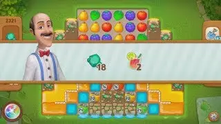 Gardenscapes.  2321 уровень.