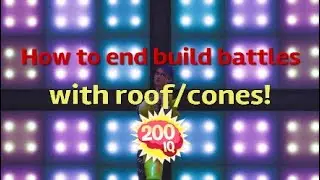 How to end build battles with roof/cones!