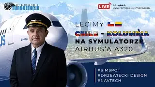 Lecimy A320, Cześć 1 przelotu z Chile do Francji. Chile - Kolumbia SCL-BAQ