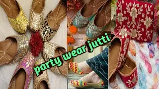 Party wear jutti👠Punjabi jutti👠rajesthani mojri👠amazon jutti haul👠under 1000 jutti👠embroidered
