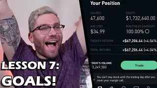 Stock Trading Beginner Course: Lesson 7 - Account Size and Class Goals!