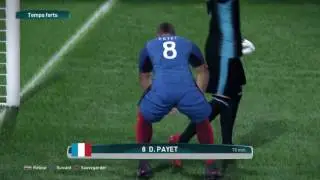 Pes 2017 demi final France/  Argentine