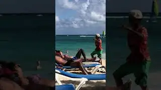 Отель Riu Naiboa  пляж в Доминикане.