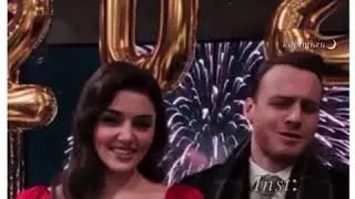 Эда и Серкан поздравили нас с НГ❤️Ханде и Керем