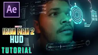 IRON MAN HUD EFFECT in After Effects tutorial