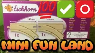 unboxing Eichhorn Train, Switching Tracks, 2 pcs. Mini Fun Land (000149)