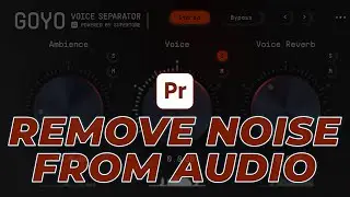 Remove Noise from Audio with Free AI Plugin in Premiere Pro 2023