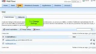 PLESK (10) - How to specify a Catchall Email Account in PLESK