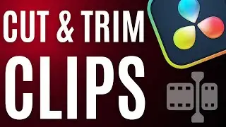 How to CUT or TRIM Video Clips in Davinci Resolve in SECONDS!