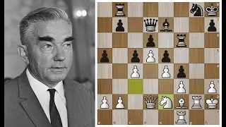 Александр Котов: Фантастическая ЖЕРТВА Ферзя в партии с Авербахом! Шахматы.