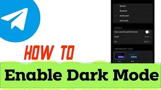 How to Enable Dark Mode in Telegram (2025) - Easy Eye Protection Mode