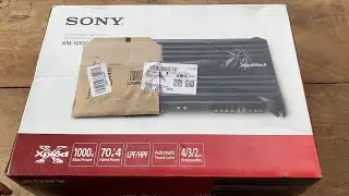 🚗 🔊 SONY CAR AMPLIFIER XM-N1004 UNBOXING 2024 | Installation Home