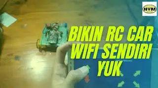 bikin sendiri mobil remote control wifi smartphone esp8266 👀