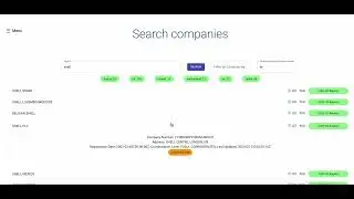 Unified companies search in several countries - UPDATED