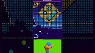 Destroying Geometry dash [Разрушаем Geometry Dash] #barabara #berebere #brickmania (level by me)