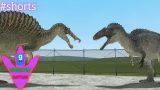 Spinosaurus vs Acrocanthosaurus!!! 