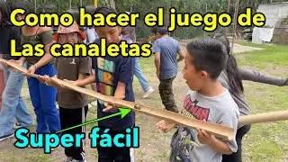 El mejor juego para trabajar en equipo. Las canaletas