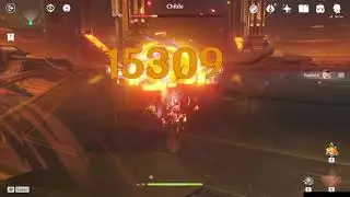 Lvl 90 Yanfei C6 vs Childe Solo | Genshin Impact
