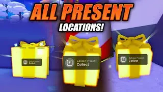 ALL PRESENT LOCATIONS! Roblox BedWars