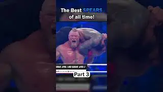 The Best SPEARS of all Time ⭐ Part 3 #shorts #wwe #trending