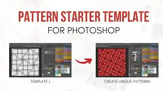 Create a Pattern in Photoshop with a Template - J
