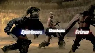 Uzun bir aradan sonra Spartacus and crixus VS Theokoles-sodium edit