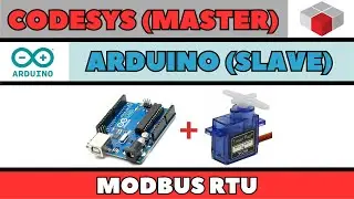 Comunicação CODESYS e ARDUINO via MODBUS RTU #7 -  Servo Motor SG90