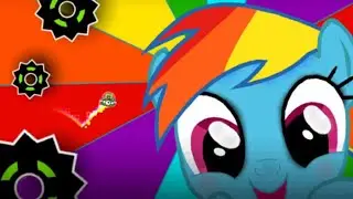 Geometry dash - Rainbow dash by Flaret