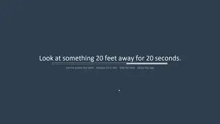 This program helps you keep your eyes healthy when using your computer.