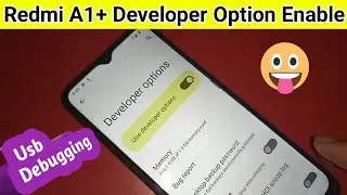 Redmi A1 plus Developer option Enable // Developer option enable