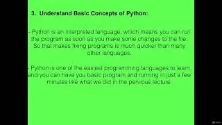 04  Understand Basic Concepts of Python