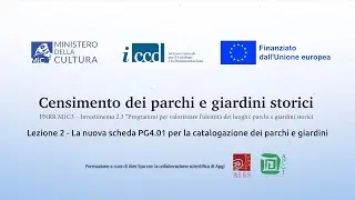La nuova scheda PG 4.01 per la catalogazione dei parchi e giardini