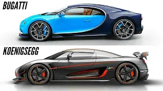 Bugatti Chiron vs Koenigsegg Agera RS 0-400-0 km/h Challenge (WORLD RECORDS)