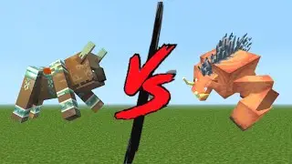Ravager vs Mutant Hoglin in Minecraft Mob Battle