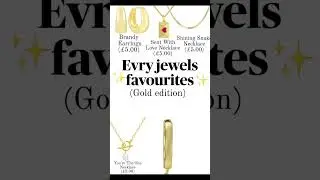 Favourite gold pieces #evryjewels #jewelery #goldjewelry #jewelerystack #cleangirl