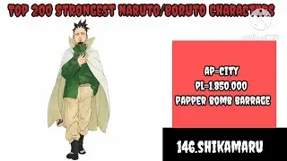 Top 200 strongest naruto\boruto characters power levels\naruto power levels boruto power levels