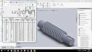 How to make Trapesium Thread M24 x 5mm | Solidworks 2016 Tutorial's
