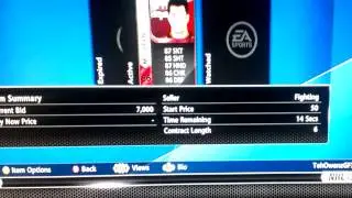 NHL 13 Bidding for Mike Green