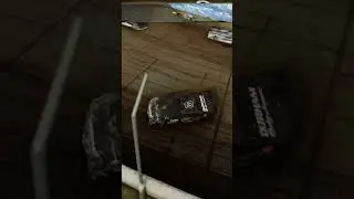 Hard hit to the wall #nascar #dirtracing #bigcrashes #racing #hardhits #travisscott #sickomode