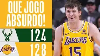 JOGAÇO ABSURDO! Lakers viram contra os Bucks após DUAS PRORROGAÇÕES!