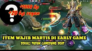 BIKIN MARTIS KALIAN LEBIH POWERFULL DI EARLY GAME PAKAI BUILD DAN INI! BEST BUILD MARTIS 2023