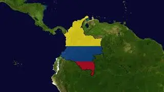 Colombia Flag Map | Free to Use Stock Footage