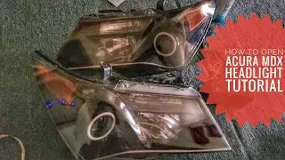 HEADLIGHT RETROFIT ACURA MDX HEADLIGHT TUTORIAL